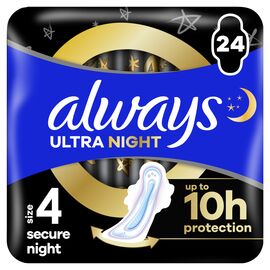 Гигиенические прокладки Always Ultra Secure Night (Размер 4) 24 шт. (8006540093764)