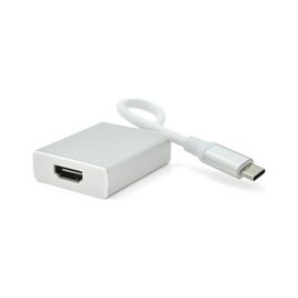 Переходник USB-C to HDMI F 0.1m 4K silver Voltronic (YT-C-Type-C(M)/HDMI(F)S)