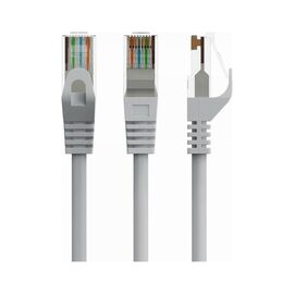 Патч-корд 3м UTP cat 6 CU gray Cablexpert (PP6U-CU-3M)