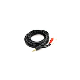 Кабель мультимедийный 3.5mm M to 2xRCA M 3.0m black Voltronic (YT-3.5(M)/2хRCA(M)-3.0Cu)