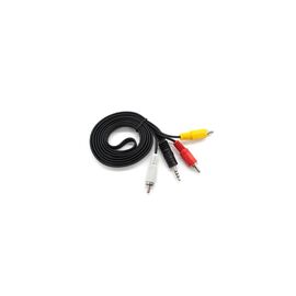 Кабель мультимедийный 3.5mm M to 3xRCA M 1.5m black Voltronic (YT-3.5(M)/3хRCA(M)-1.8Cu)