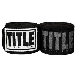 Бинт для спорту Title Boxing Power-Flex Elite 180" 4.5м Black (TPFHW BK)