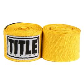 Бинт для спорту Title Boxing Select 180" Semi Elastic Mexican 4.5м Gold (SMHW XL GD)