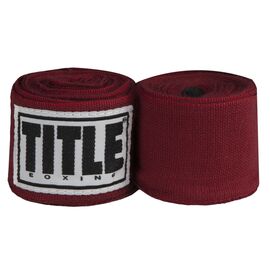 Бинт для спорту Title Boxing Select 180" Semi Elastic Mexican 4.5м Maroon (SMHW XL MR)
