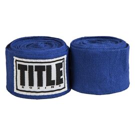 Бинт для спорту Title Boxing Select 180" Semi Elastic Mexican 4.5м Royal (SMHW XL RY)
