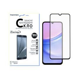 Скло захисне Fine Line Samsung Galaxy A25 Black (FL-TGFG-336)