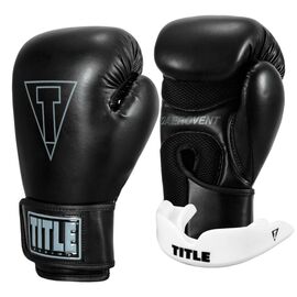 Боксерські рукавички Title Boxing Vegan Gloves Black 8 oz (VGFBG 8 oz BK/BK)