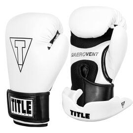 Боксерські рукавички Title Boxing Vegan Gloves White/Black 12 oz (VGFBG 12 oz WH/BK)