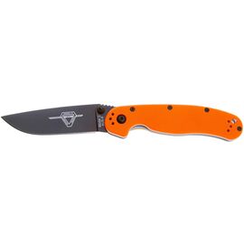 Ніж Ontario Knife RAT II AUS-8 Orange, Black Blade (ON8861OR)