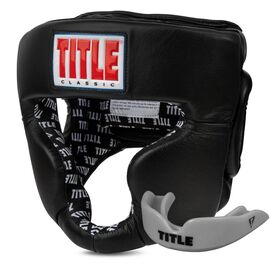Боксерский шлем Title Classic Full Coverage Training Headgear 2.0 Black M (CPHGF2 M BK)