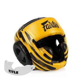 Боксерський шолом Fairtex HG16 Gold XL (HG16_XL_Gold)