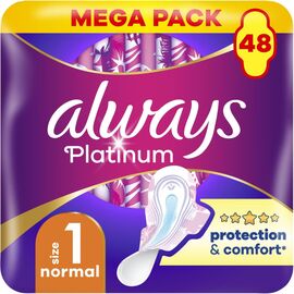 Гігієнічні прокладки Always Platinum Normal Розмір 1 48 шт. (8700216784719)