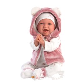 Пупс Llorens Mimi Rn Sonrisas Chaqueta Fuxia, 40 см (74070)