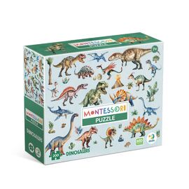 Пазл DoDo Монтессорі Динозаври, 200 елементів (300631)