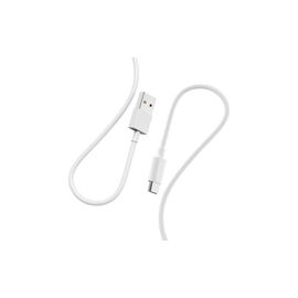 Дата кабель USB 2.0 AM to USB-C 1.0m 2.4A white Denmen (D22T-WH)