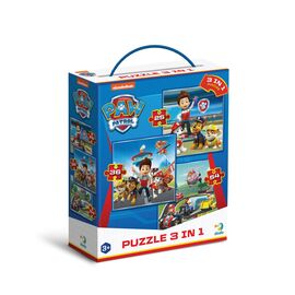Пазл DoDo 3 в 1 Paw Patrol. Готові до роботи (200579)