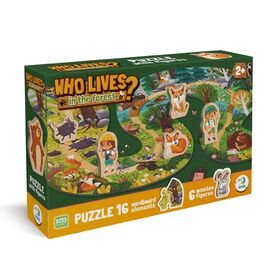 Пазл DoDo Хто живе в лісі? (300608)