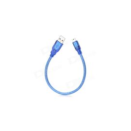 Дата кабель USB 2.0 AM to Mini 5P 0.3m blue Ritar (YT-C/AM-0.3MnBl/10336)