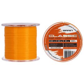 Леска Brain Classic Carp Line (solid orange) 600m 0.30mm 20lb 8.8kg (1858.81.11)