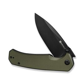 Нож Sencut Skarnax, Darkwash, зелений G10 (S24025-2)