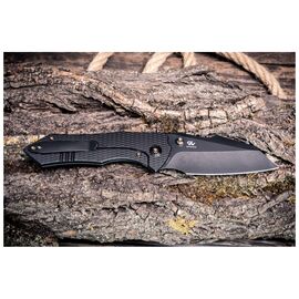 Ніж Weknife High-Fin XL, Darkwash, чорний титан (WE24010-1)