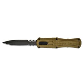 Ніж Benchmade Claymore OTF Auto Serrated Green (3370SGY-1)