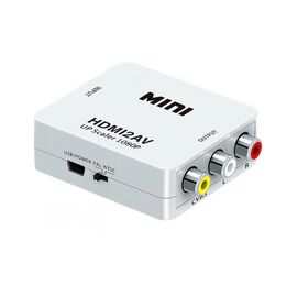 Переходник HDMI F to 3xRCA F AV 720P/1080P white Voltronic (YT-CM-HDMI/AV-W)
