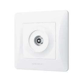 ТВ розетка Videx VF-BNSK1TVME-W