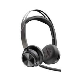 Наушники Poly Voyager Focus 2 MS Stereo USB-C + USB-C/A Adapter + Charging Stand Black (9T9J6AA)