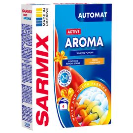 Стиральный порошок Sarmix Active Aroma для всех типов стирки 300 г (4820268104199)