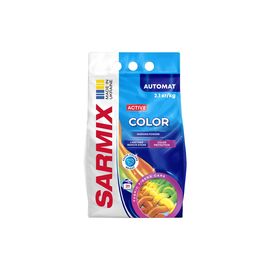 Стиральный порошок Sarmix Active Color для всех типов стирки 2.1 кг (4820268104229)