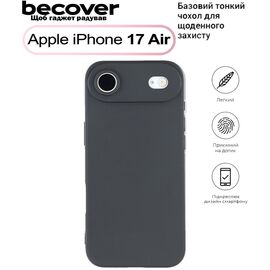 Чехол для мобильного телефона BeCover Apple iPhone 17 Air Black (713758)