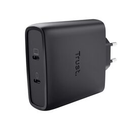Зарядное устройство Trust 2xUSB-C 100W GaN PD/PPS black (25527_TRUST)