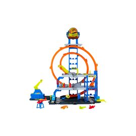 Автотрек Hot Wheels City Гараж с мега петлей (JBM74)