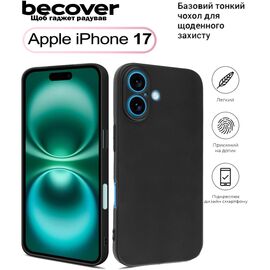 Чехол для мобильного телефона BeCover Apple iPhone 17 Black (713756)