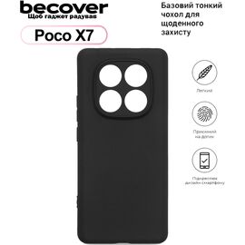 Чехол для мобильного телефона BeCover Poco X7 Black (713777)