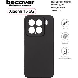 Чехол для мобильного телефона BeCover Xiaomi 15 5G Black (713781)