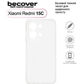 Чехол для мобильного телефона BeCover Xiaomi Redmi 15С Transparent (713785)
