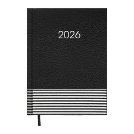 Еженедельник Buromax датированный 2026 PARALLEL A5 черный (BM.2107-01)