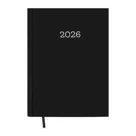 Еженедельник Buromax датированный 2026 MONOCHROME A5 черный (BM.2160-01)