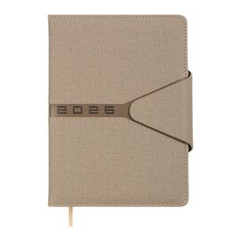 Еженедельник Buromax датированный 2026 NAVIGATOR, А5 коричневый (BM.2124-18)