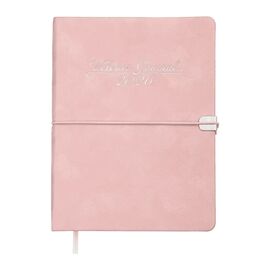 Еженедельник Buromax датированный 2026 VELOUR, А5 розовый (BM.2134-10)