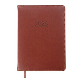 Тижневик Buromax датований 2026 PRIME, А5 коричневий (BM.2196-25)
