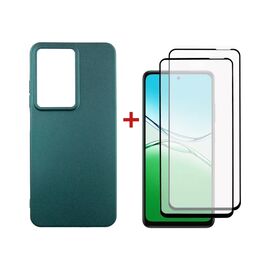 Чехол для мобильного телефона Dengos Oppo A5 4G Case Soft + 2 Glass (Green) (DG-CTG2P-26)
