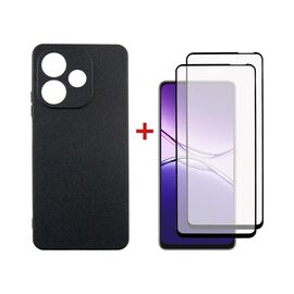Чехол для мобильного телефона Dengos Oppo A5 Pro Case Soft + 2 Glass (Black) (DG-CTG2P-22)