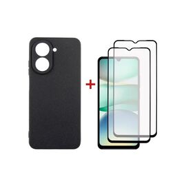 Чехол для мобильного телефона Dengos Xiaomi Redmi A5 Case Soft + 2 Glass (Black) (DG-CTG2P-24)