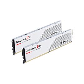 Модуль пам'яті для комп'ютера DDR5 64GB (2x32GB) 6000 MHz Ripjaws S5 Matte White G.Skill (F5-6000J2836G32GX2-RS5W)