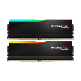 Модуль памяти для компьютера DDR5 32GB (2x16GB) 6000 MHz Ripjaws M5 Neo RGB Matte Black G.Skill (F5-6000J3636F16GX2-RM5NRK)