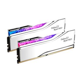 Модуль памяти для компьютера DDR5 96GB (2x48GB) 6000 MHz Trident Z5 Royal Neo Silver G.Skill (F5-6000J3036F48GX2-TR5NS)