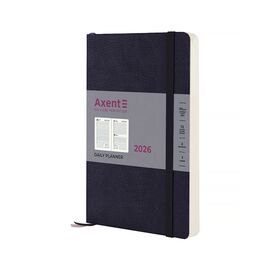 Еженедельник Axent датированный 2026 Partner Soft Skin, 145х210, синий (8810-26-02-A)